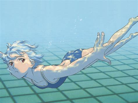 Girl Swimming Anime Wallpapers Wallpaper Cave