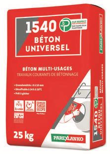 Béton UNIVERSEL 1540 sac de 25kg Gedimat fr