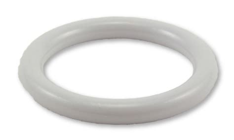 3 Inch White Plastic Acrylic Rings 516 Inch Thick 12 Pieces