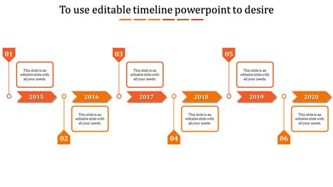 Target Editable Timeline Powerpoint