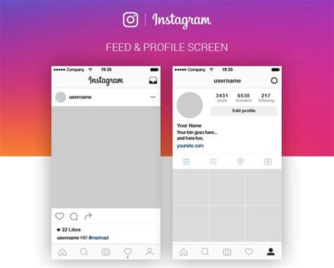 10 Free Instagram Screen Mockup For Designer Smashfreakz Instagram