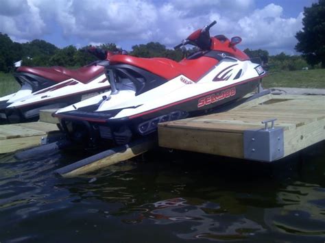 Maybe you would like to learn more about one of these? DIY Double PWC Dock KIT (Floating) Boat Dock with Swim ...