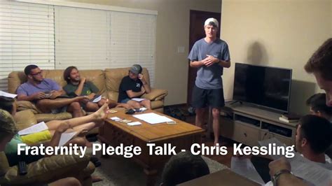 Fraternity Pledge Talk Youtube
