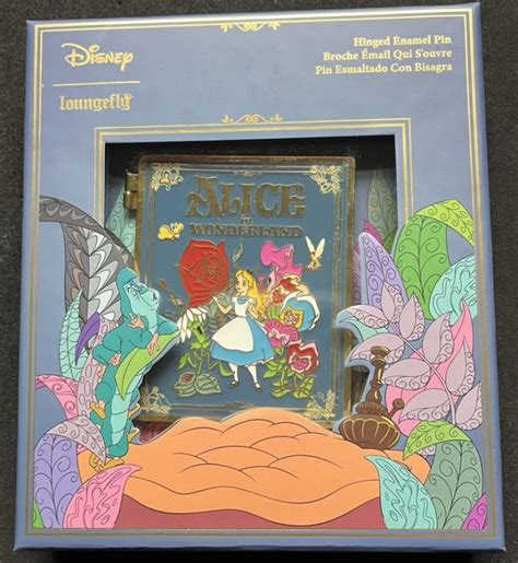 Alice In Wonderland Book Limited Edition Loungefly Disney Pin Disney