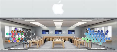 Les Vitrines Des Apple Store En Version Apple Watch Igeneration