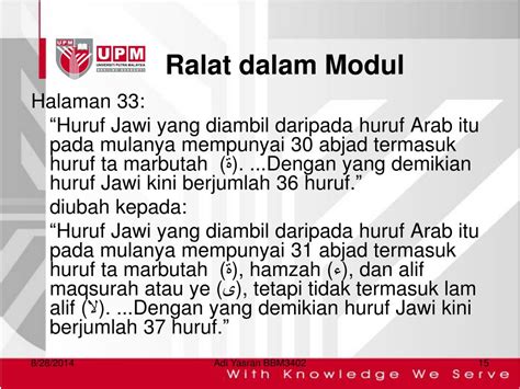 Huruf yang bentuknya mencakup 2 macam huruf, berjumlah 7. PPT - سيستم توليسن جاوي PowerPoint Presentation, free ...