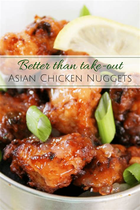 Asian Style Chicken Nuggets The Chunky Chef