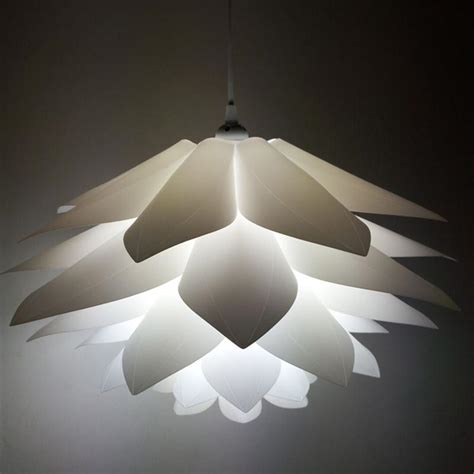 Lights bulb for ceiling fans elegant lighting fypon ltd cm16je2 inch. 50CM Creative DIY Chandelier Lotus PP Pendant Ceiling Room ...