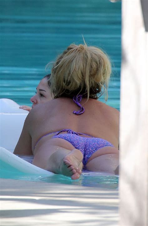 BRITNEY SPEARS In Bikini At A Pool In Miami HawtCelebs