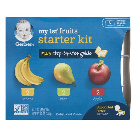 Save On Gerber My 1st Fruits Baby Food Puree Starter Kit 6 Ct Order