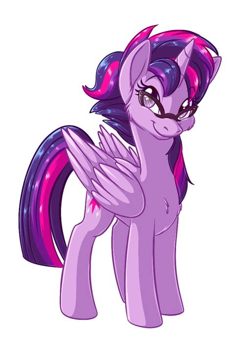 COMMISSION: Yes? (Glasses) | Twilight sparkle, Pony, Princess twilight sparkle