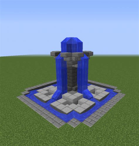 No matter what architectural style or color scheme you choose, the most important aspect of exterior design is adding details. Stone Fountain Design 2 - Blueprints for MineCraft Houses ...