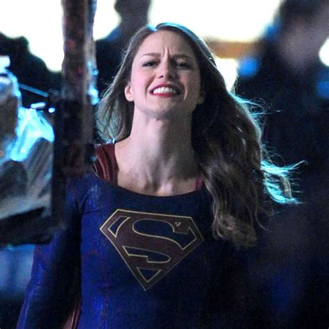 Supergirl Melissa Benoist Fighting Crime But Whos Behind The Mask 🎬