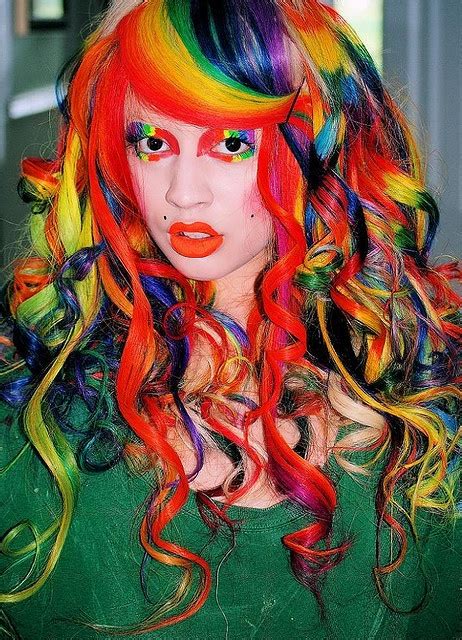 Rainbow Hair Rainbow Hair Cool Hairstyles Hair