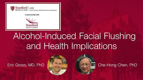 alcohol induced facial flushing and health implications youtube