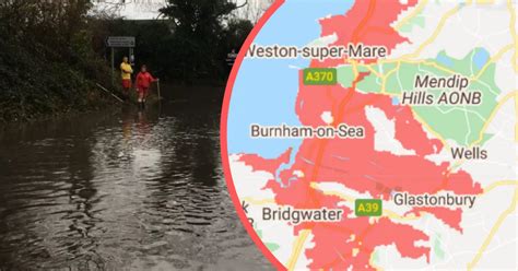 These Maps Show How A Huge Area Area Of Somerset Could Be Underwater By