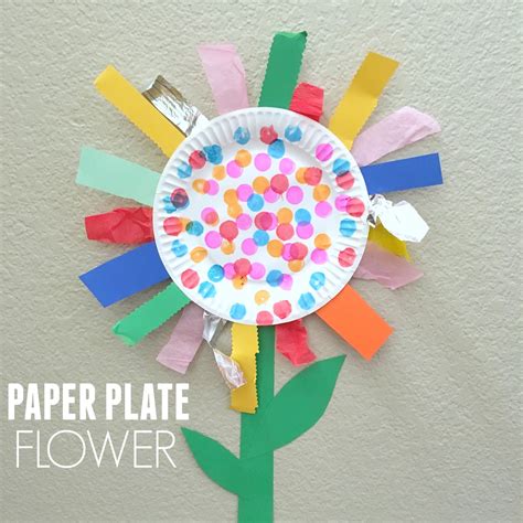 Paperplateflowersquare 1600×1600 Spring Flower Crafts