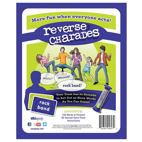 charade, reverse charades, party game, family game, board game, game night
