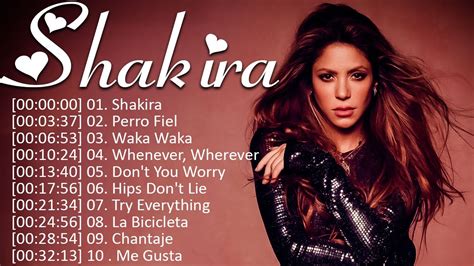 Shakira Greatest Hits Full Album Best Songs Of Shakira Playlist 2023