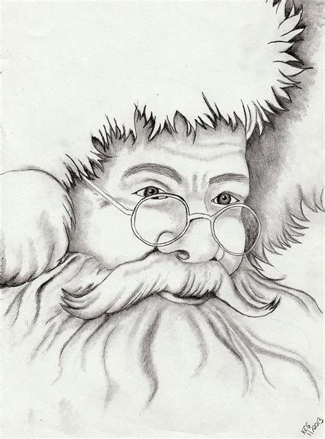 Santa Claus Drawing By Kaye Gribble