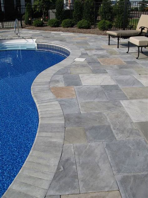 Simple Stamped Concrete Pool Deck Simple Ideas Home Decorating Ideas