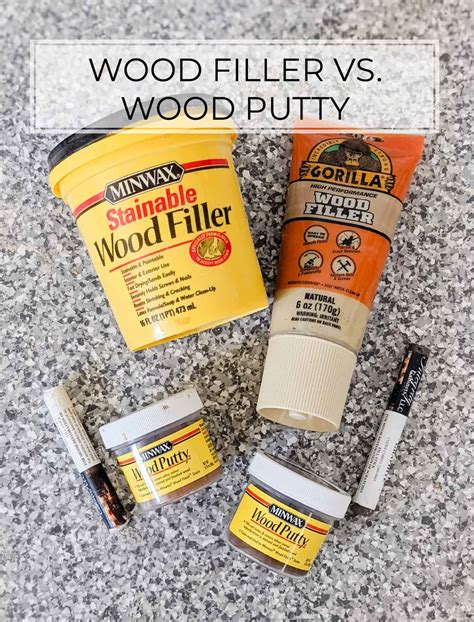 Wood Filler Vs Wood Putty - The Ultimate Guide