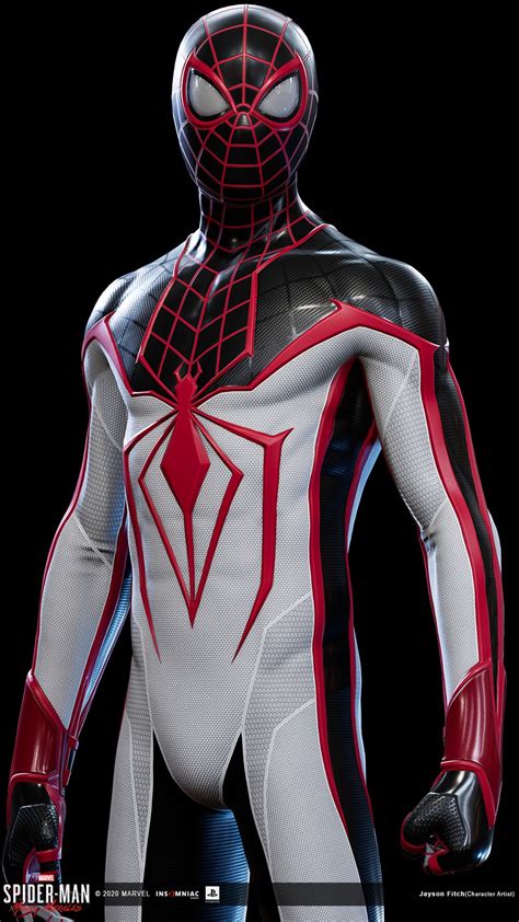 Spider Man Miles Morales Ps5 Suit Drawing