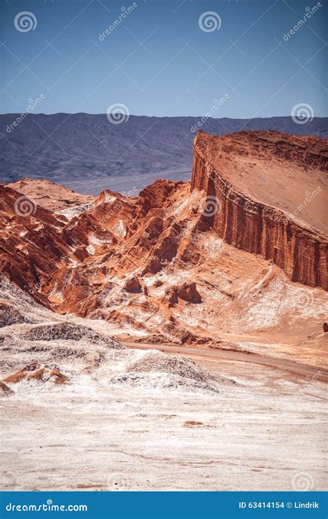 Amphitheatre Is Beautiful Geological Formation Of Moon Valley Stock