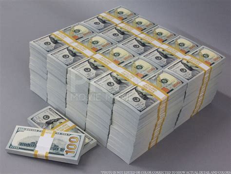 Prop Money New Style One Million Dollars Full Print Stack for Movie, TV ...