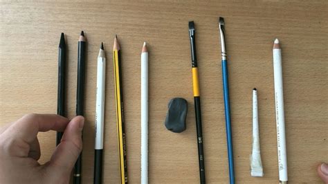 My Drawing Tools And Materials For Realistic Drawings Youtube
