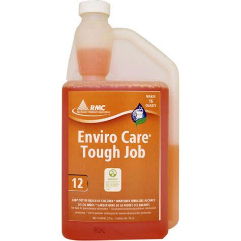 Rmc Enviro Care Tough Job Cleaner 32 Fl Oz 1 Quart 1 Each Orange In 2022 Degreasers