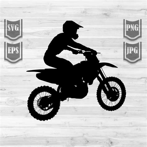 Motorcross Svg File Motorcycle Racing Svg Dirt Bike Etsy