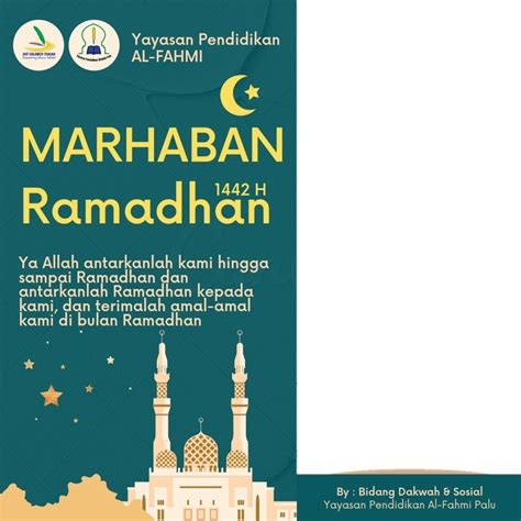 Marhaban Yaa Ramadhan 1442 H Twibbonize