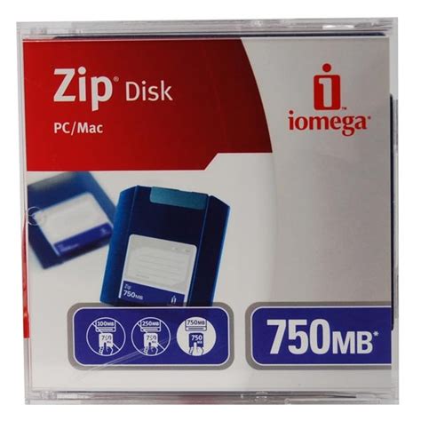 Zip Disk Iomega 750 Mb Zip Cartouche Unité De Stockage Sauvegarde