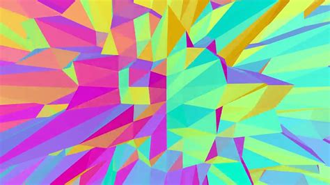 Dancing Moving Rainbow Triangles Hd Animated Background 76 Video