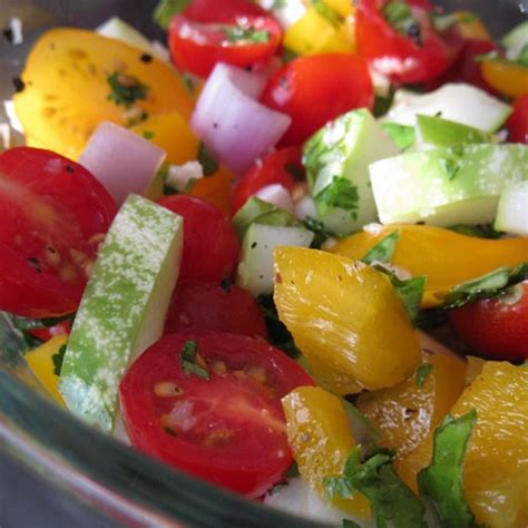 Fresh Tomato Salad Yum Taste