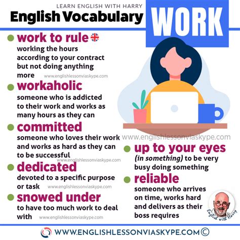 English Words And Expressions Related To Work • English With Harry
