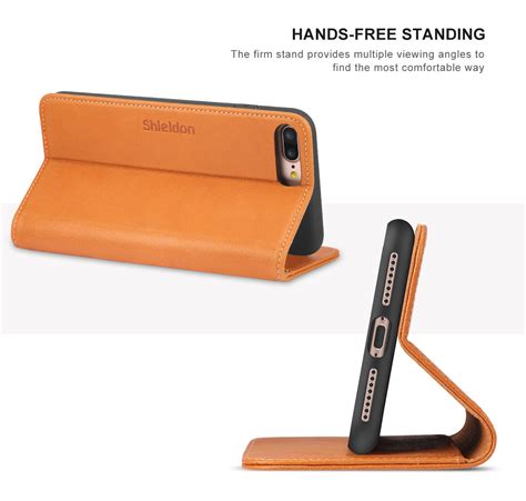 Shieldon Iphone 8 Plus Wallet Case Iphone 8 Plus Genuine Leather