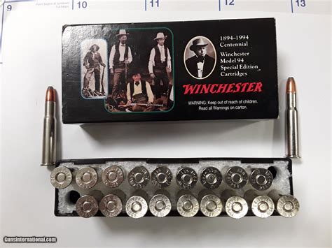 Winchester Centennial 94 Special Edition 30 30 Ammunition X3030c94