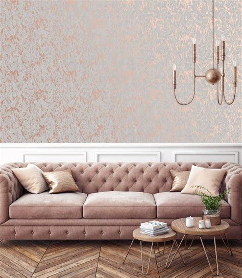 Buy Superfresco Milan Rose Gold Textured Wallpaper Wallpaper Argos
