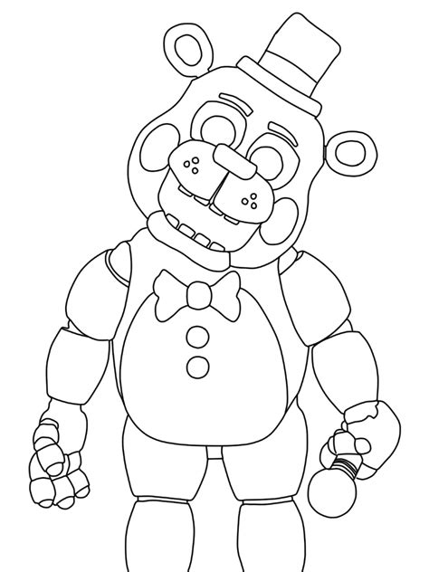 Freddy Coloring Pages Printable