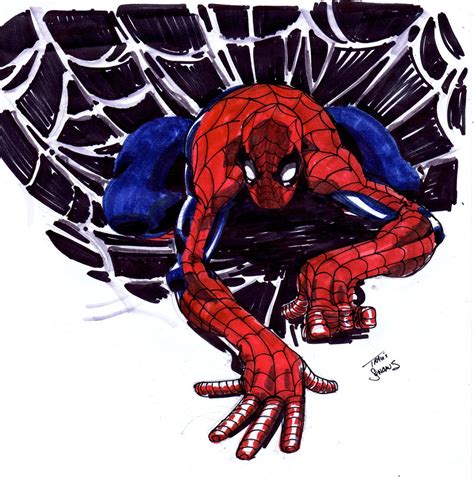 Spider Man Sketch On Behance