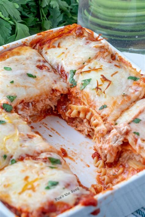 youre   fan  ricotta cheese  love lasagna  give  chicken lasagna