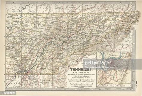 Map Of Eastern Tennessee Map Of The Eastern Part Of Tennessee With