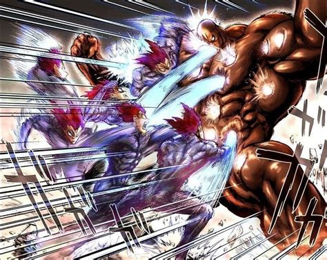 Garou Vs Darkshine Manga De One Punch Man Fotografía De Arte Oscuro