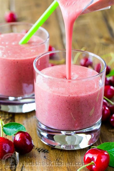 The more colors you add to your diet, the more micronutrition your body can get! These strawberry Cherry Smoothies are easy, healthy and ...