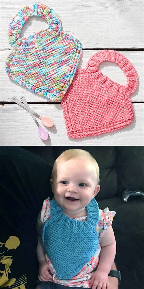 Baby Bib Knitting Patterns In The Loop Knitting