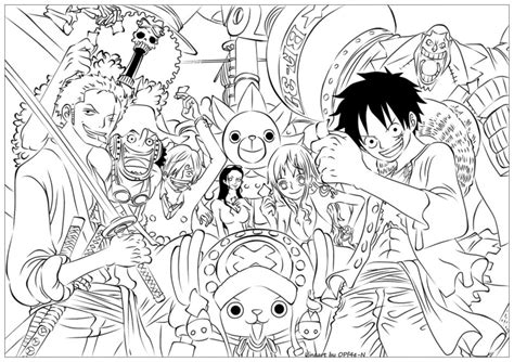 One Piece Coloring Pages Download And Print For Free