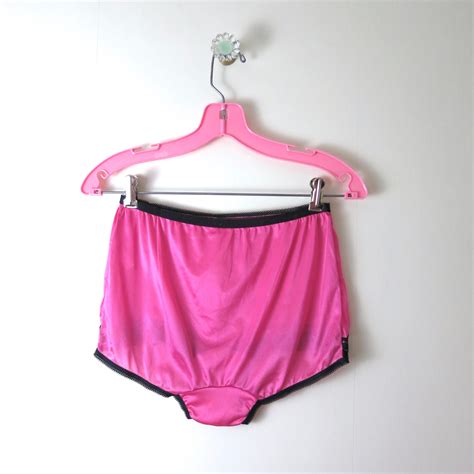 vintage pink nylon panties size 6 deadstock vintage panties etsy