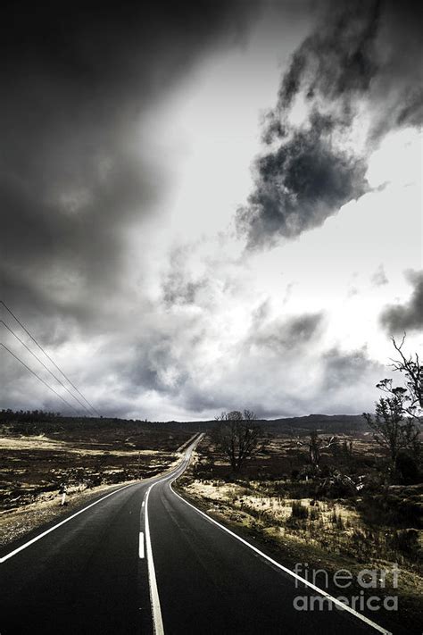 On A Dark Deserted Highway Photograph By Jorgo Photography Fine Art